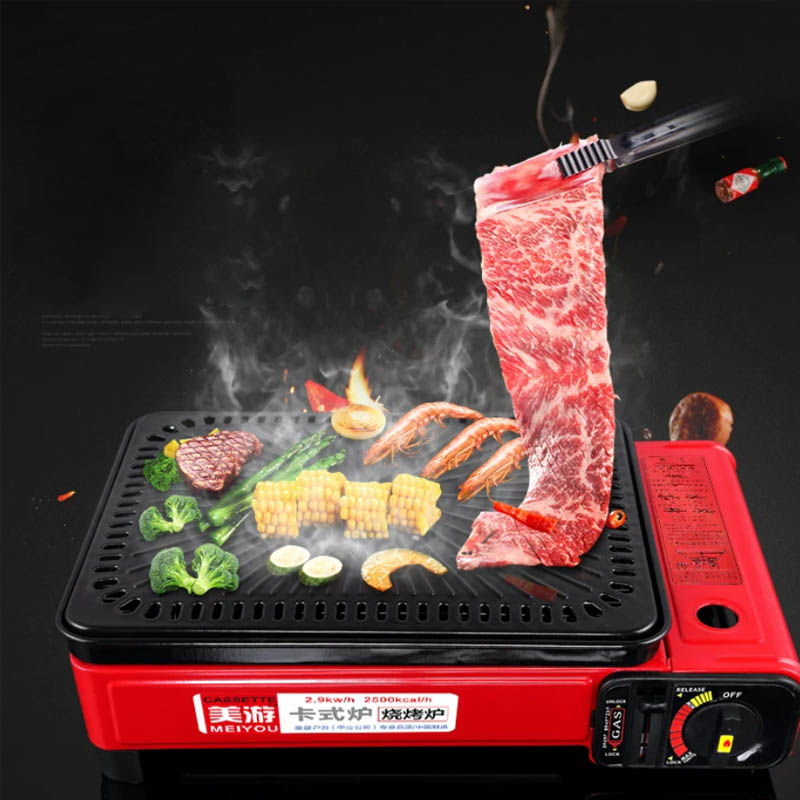 Outdoor Portable Gas Barbecue  - Korean Bbq Grill ulasan dan harga