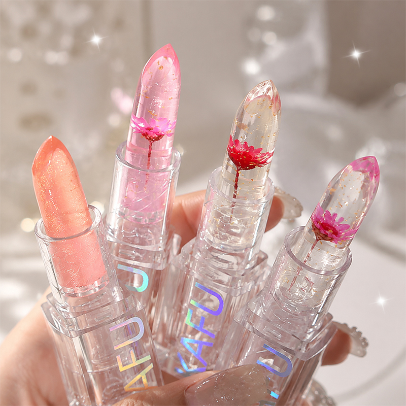 4pcs Temperature Jelly Color C - Lip Tint Korean ulasan dan harga