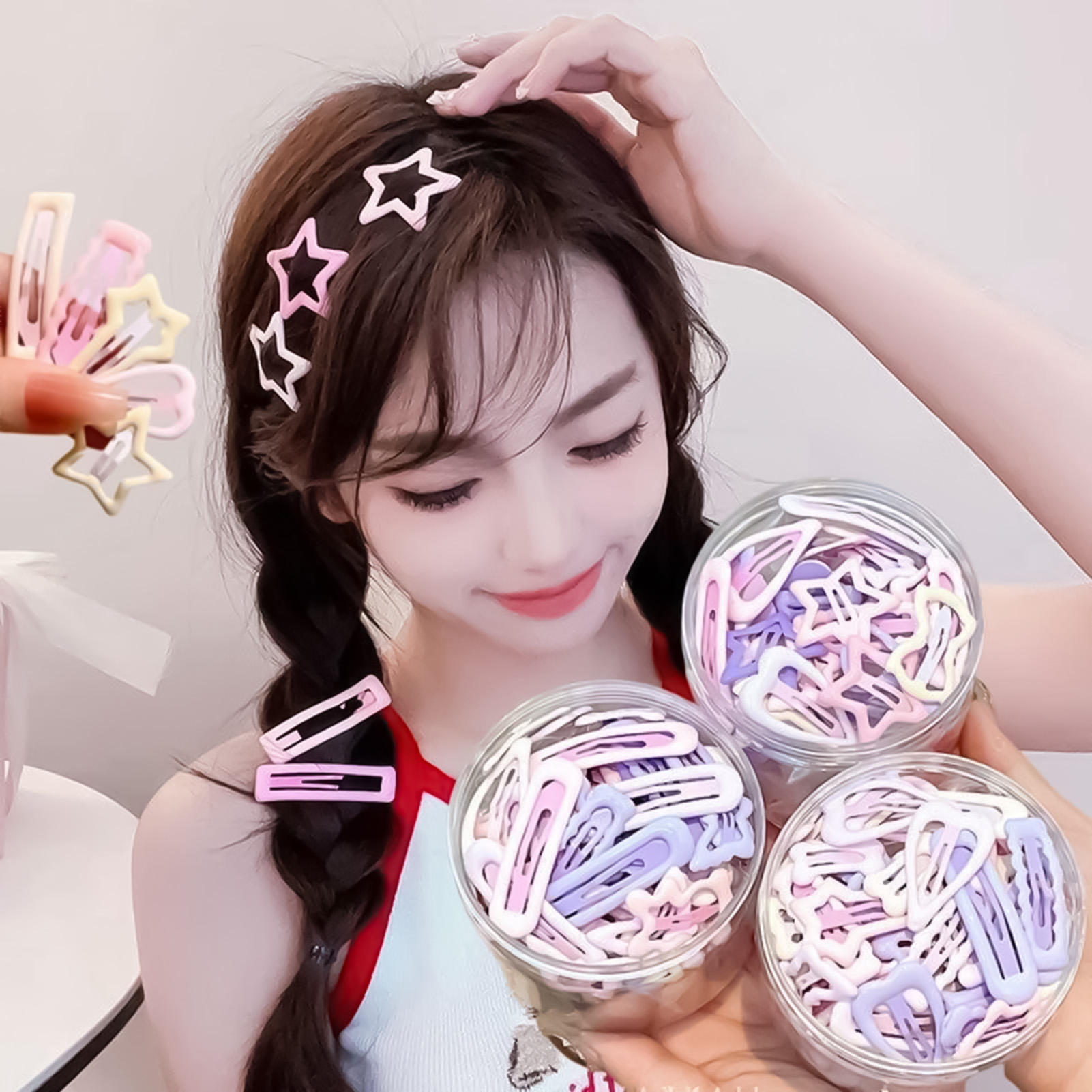 3PCS Sweet Style Headwear Pins - Korean Lifestyle & Kids Boutique ulasan dan harga