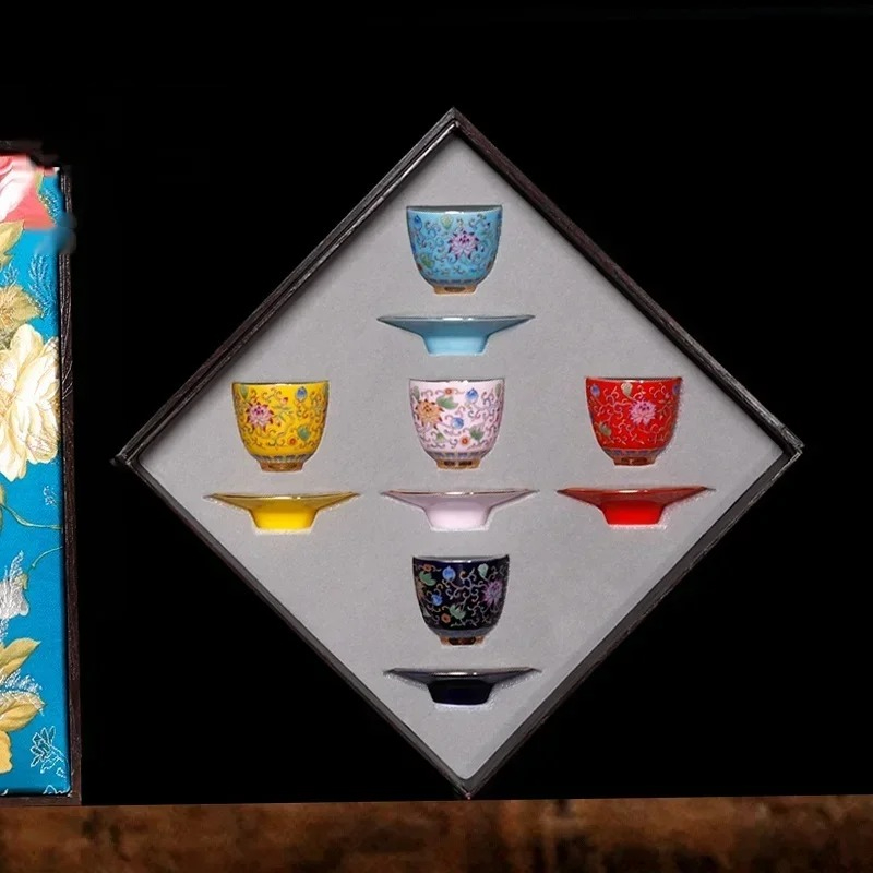 Enamel Kung Fu Small Number Ce - Celadon Ceramic Cup ulasan dan harga